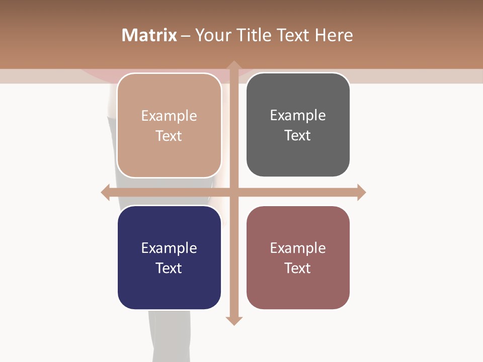 Design Geometric Lady PowerPoint Template