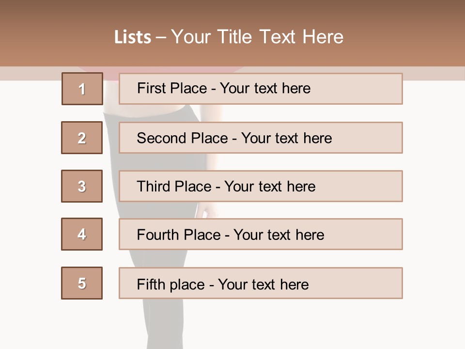 Design Geometric Lady PowerPoint Template