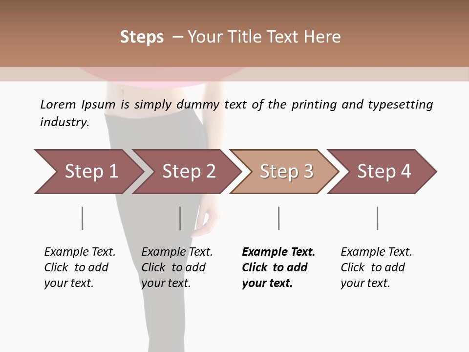 Design Geometric Lady PowerPoint Template