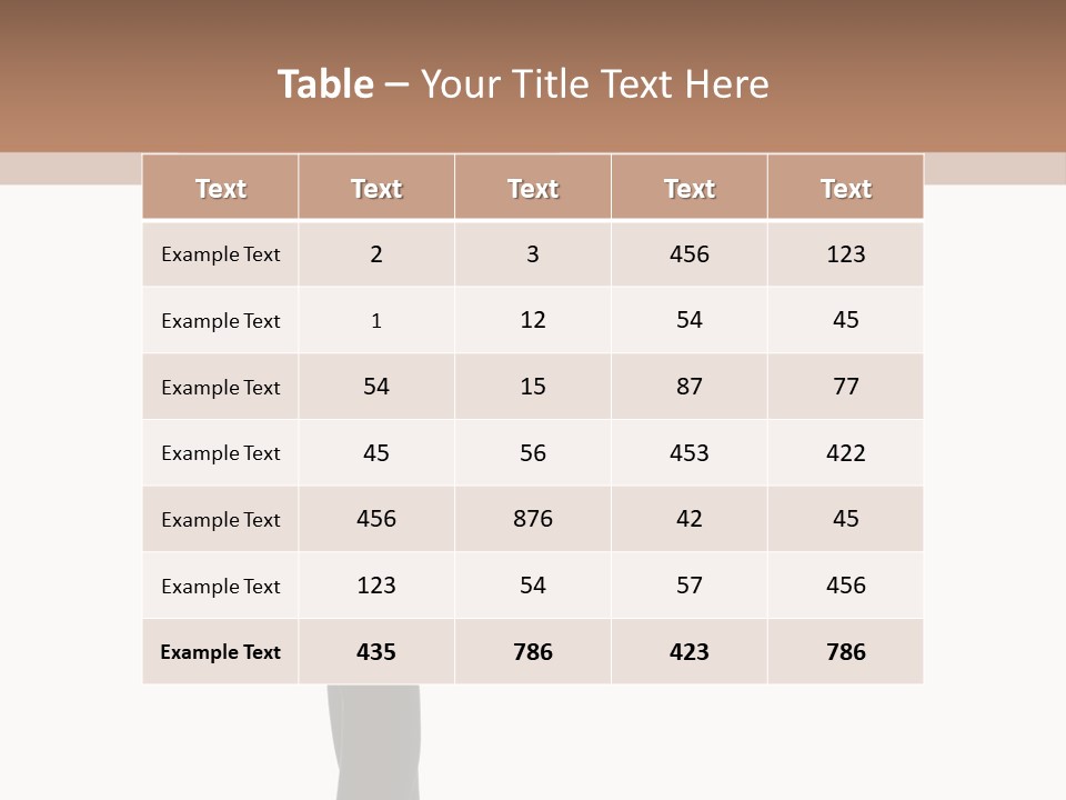 Design Geometric Lady PowerPoint Template