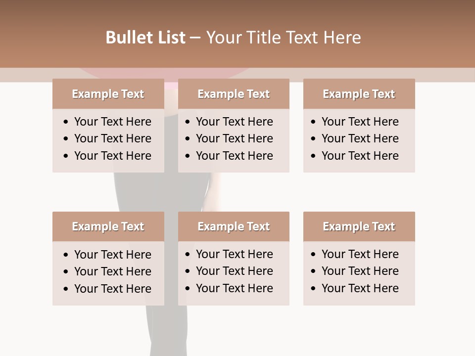 Design Geometric Lady PowerPoint Template