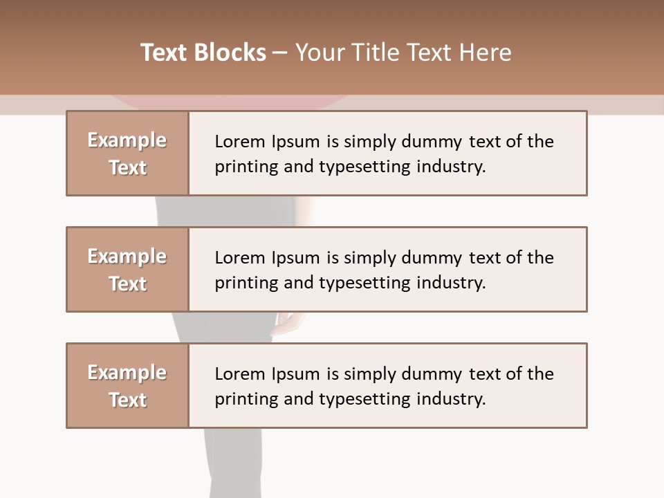 Design Geometric Lady PowerPoint Template