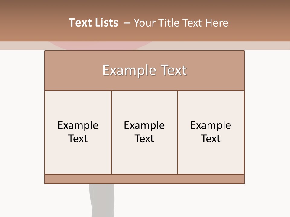 Design Geometric Lady PowerPoint Template