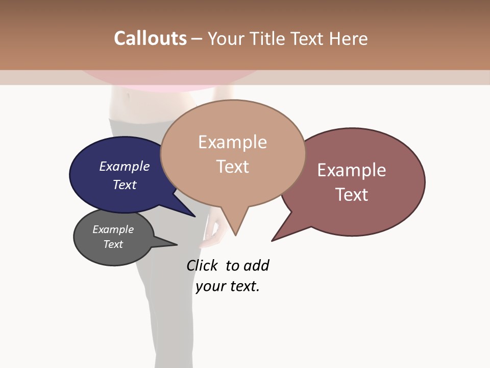 Design Geometric Lady PowerPoint Template