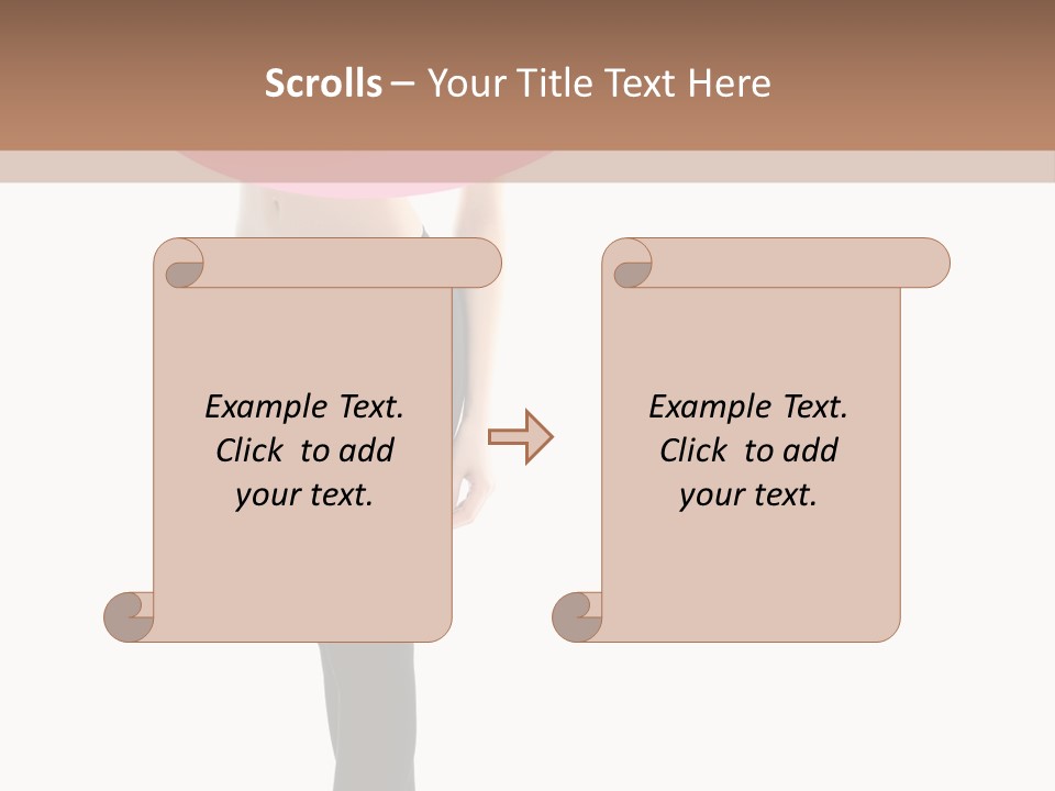 Design Geometric Lady PowerPoint Template
