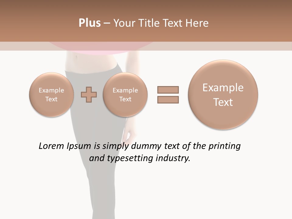 Design Geometric Lady PowerPoint Template