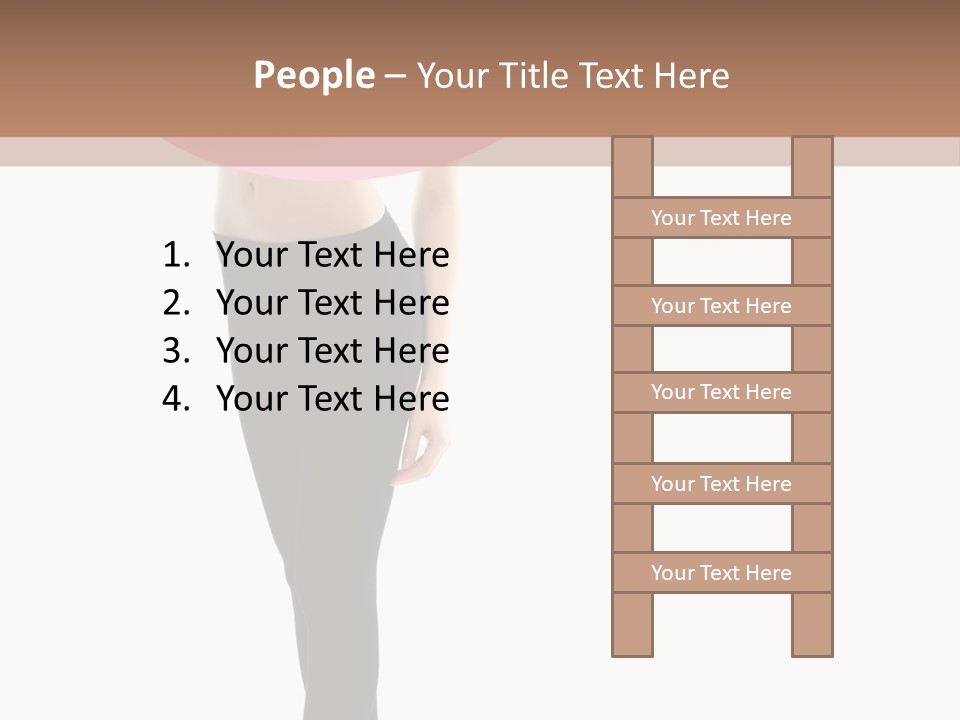 Design Geometric Lady PowerPoint Template