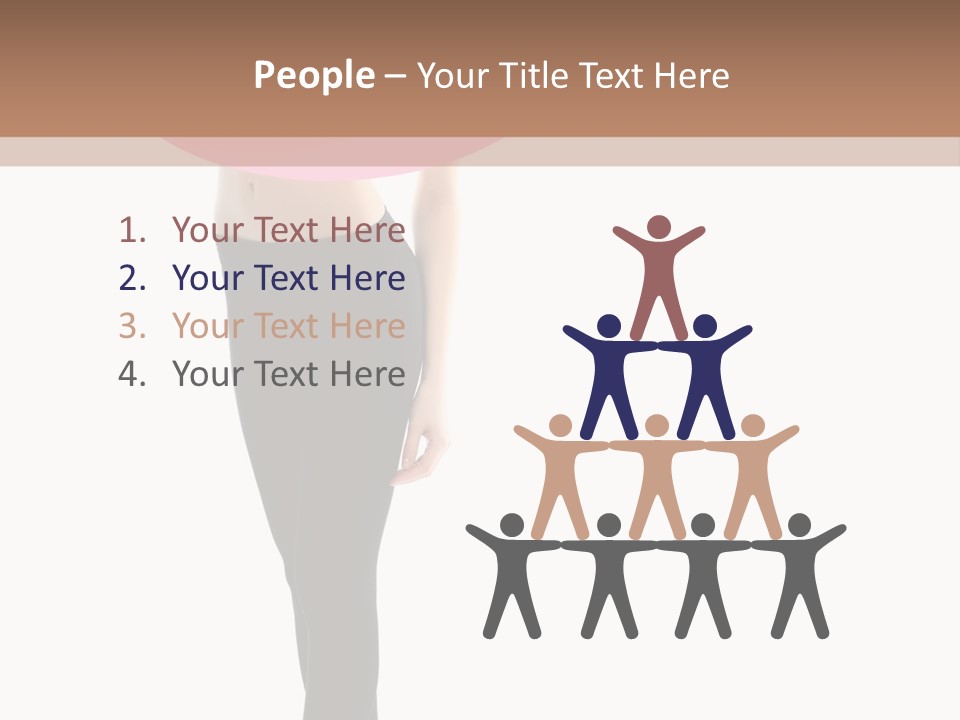 Design Geometric Lady PowerPoint Template