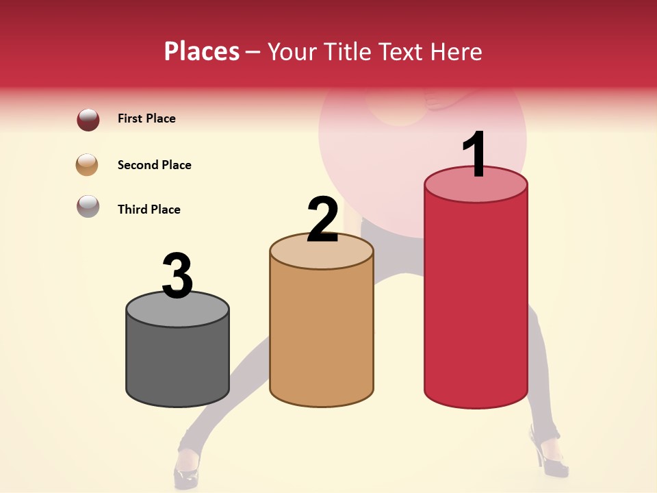 White Female Stunning PowerPoint Template