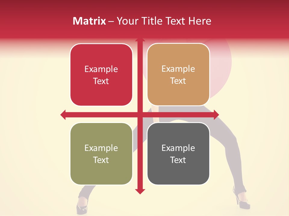 White Female Stunning PowerPoint Template