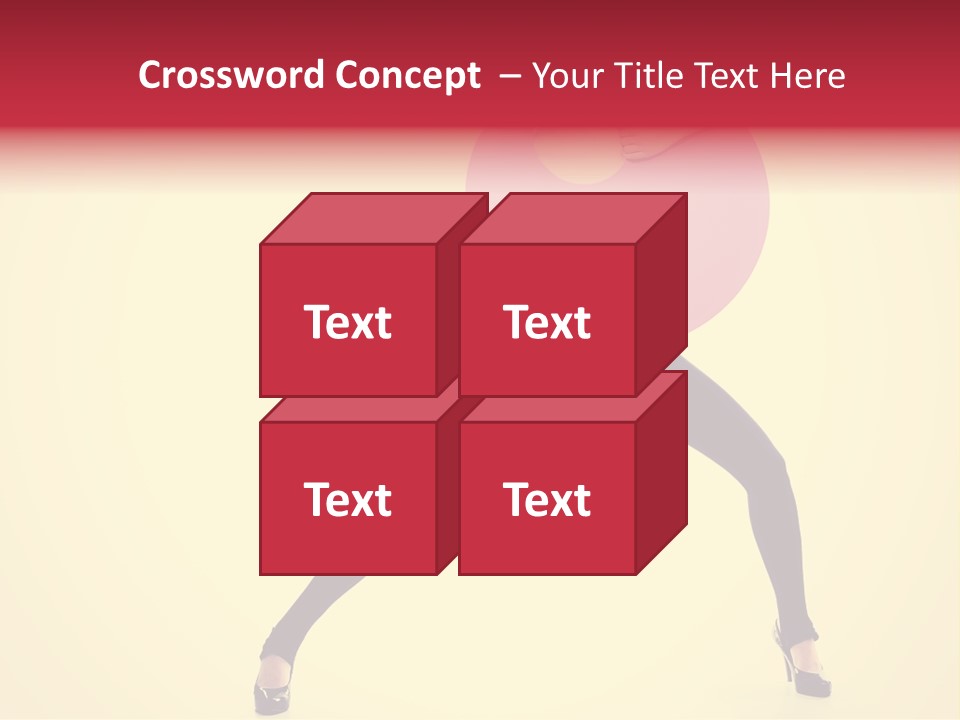 White Female Stunning PowerPoint Template