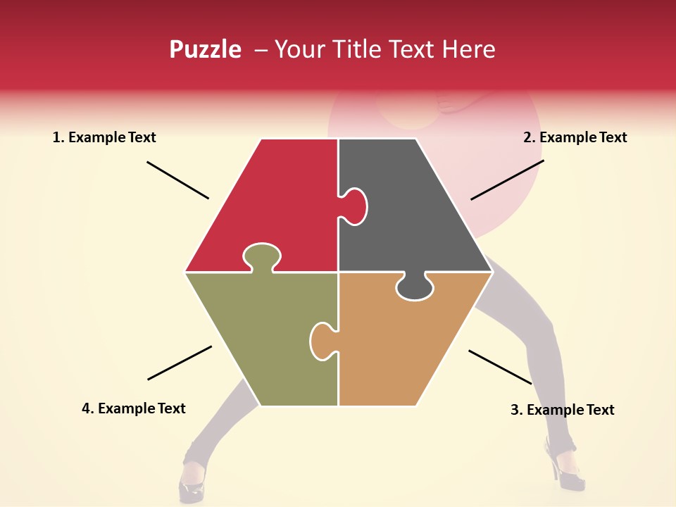 White Female Stunning PowerPoint Template