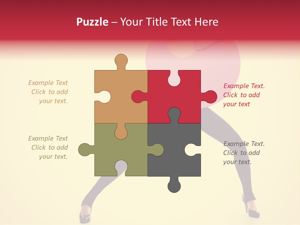 White Female Stunning PowerPoint Template