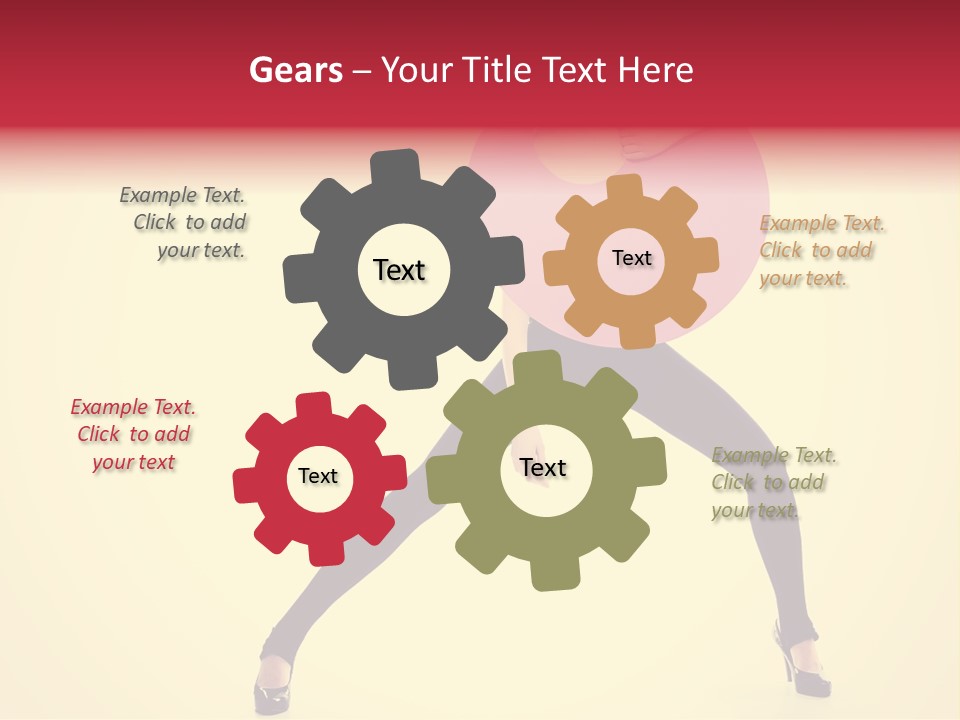 White Female Stunning PowerPoint Template