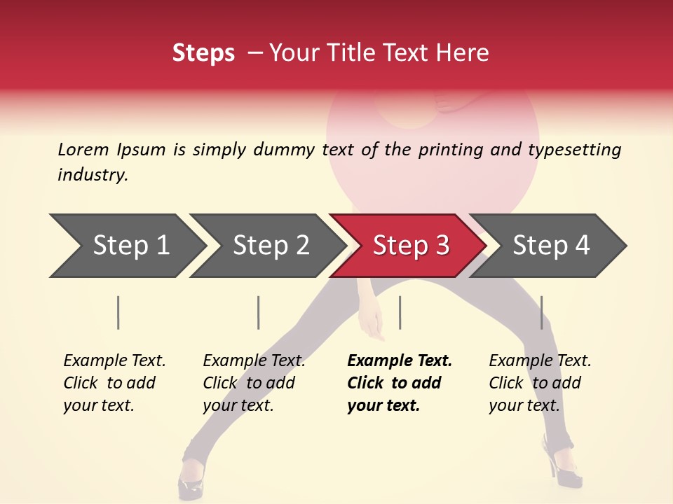 White Female Stunning PowerPoint Template