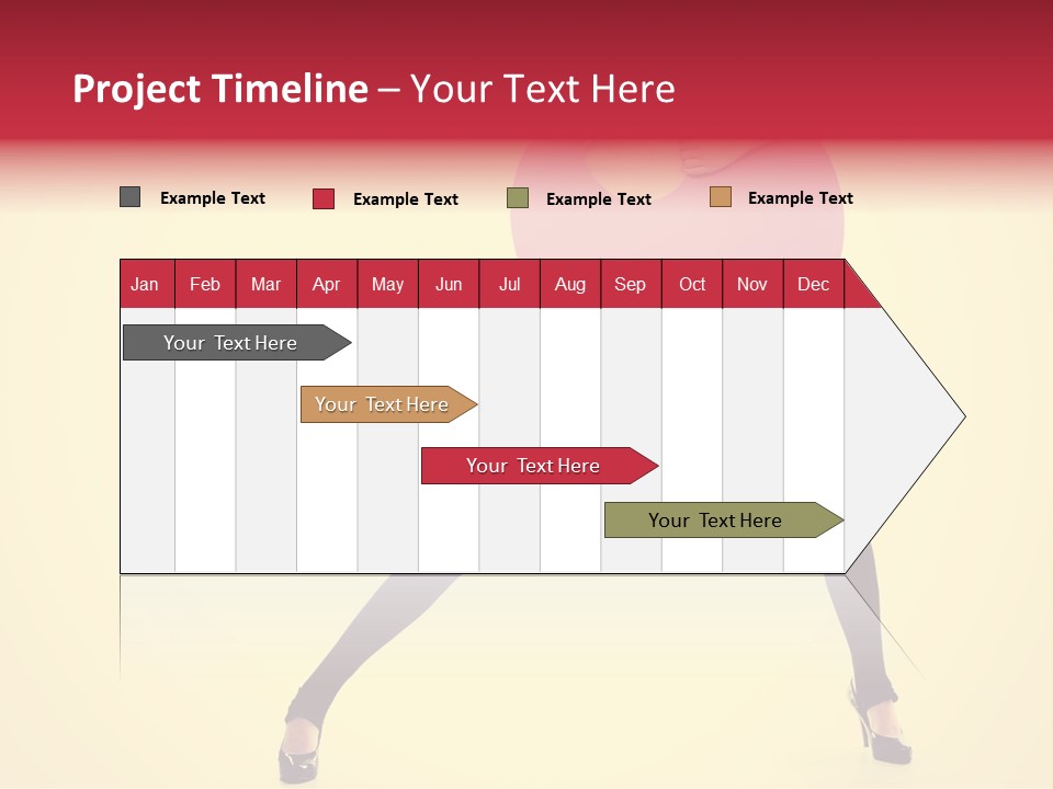 White Female Stunning PowerPoint Template