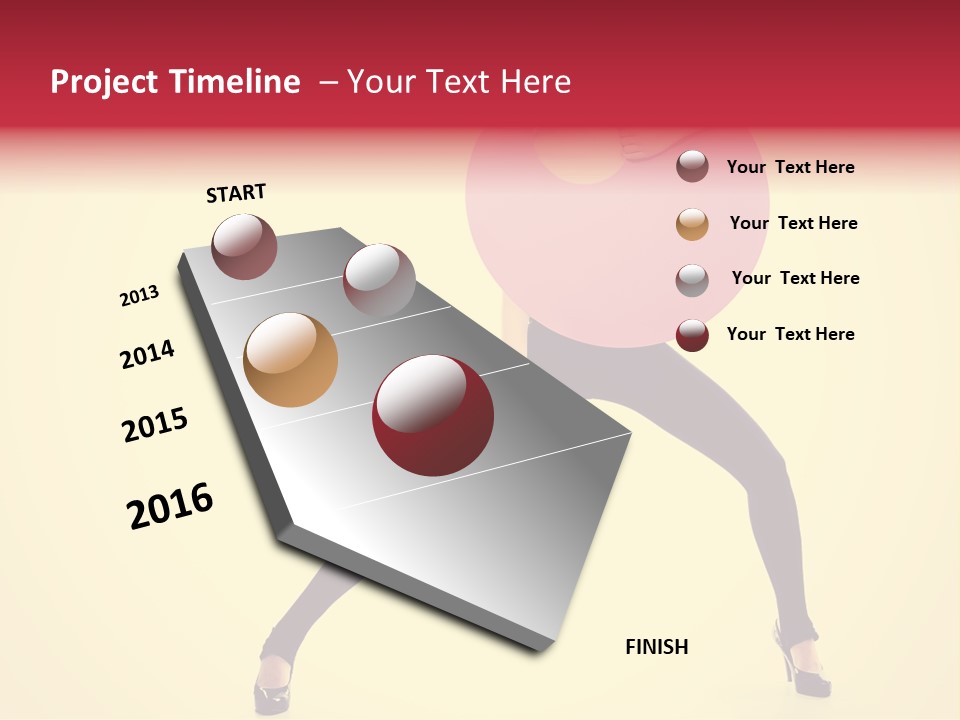 White Female Stunning PowerPoint Template