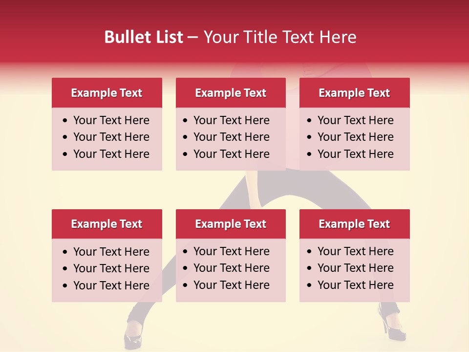 White Female Stunning PowerPoint Template