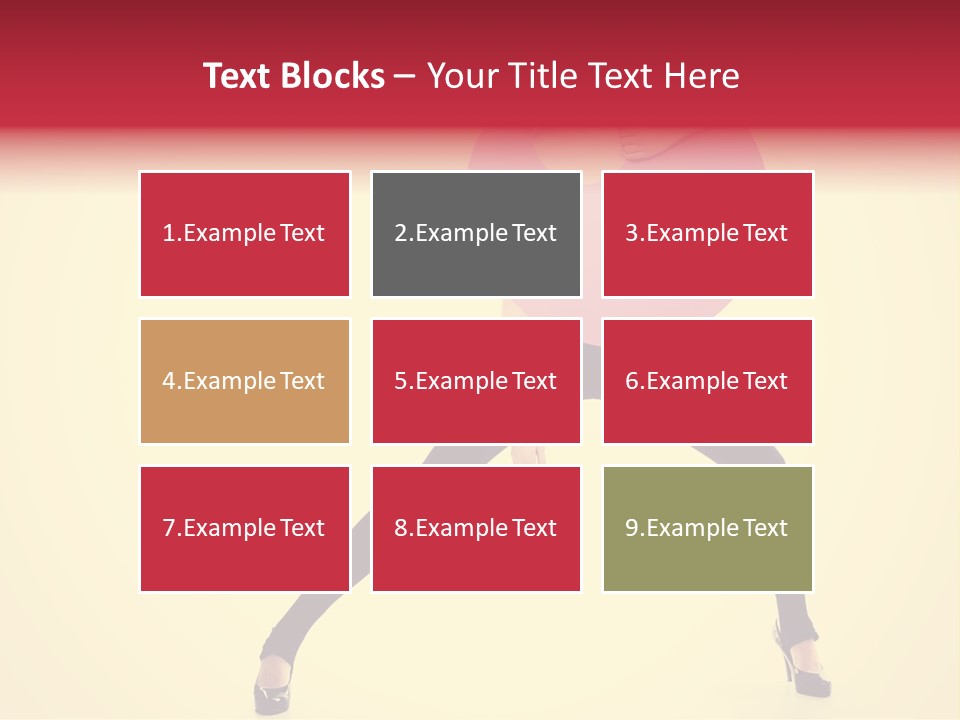 White Female Stunning PowerPoint Template