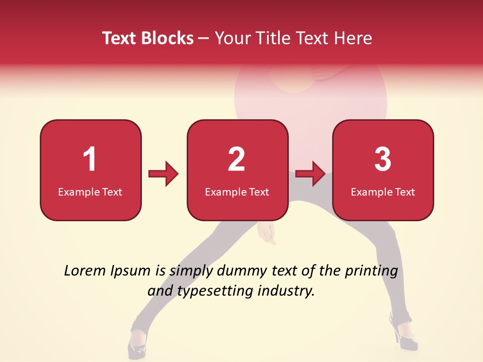 White Female Stunning PowerPoint Template