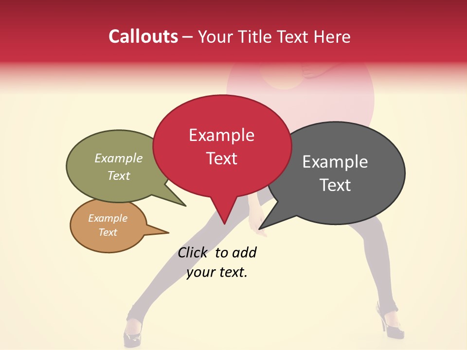 White Female Stunning PowerPoint Template