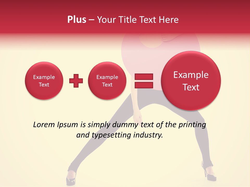 White Female Stunning PowerPoint Template