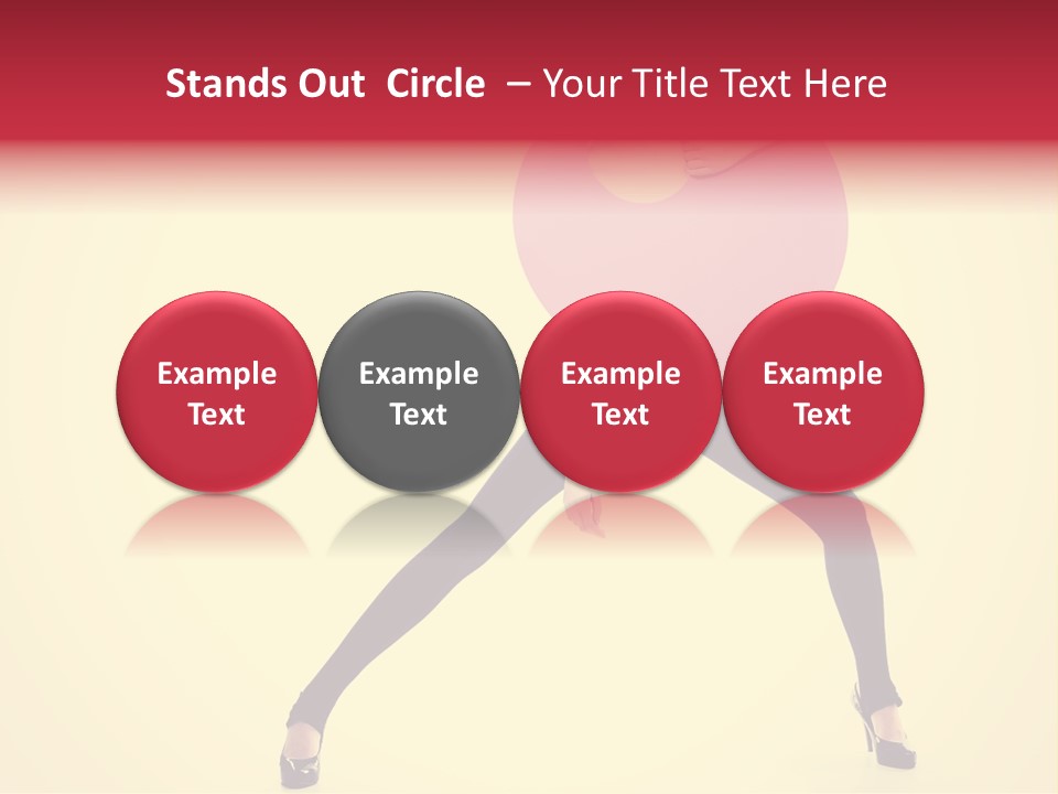 White Female Stunning PowerPoint Template