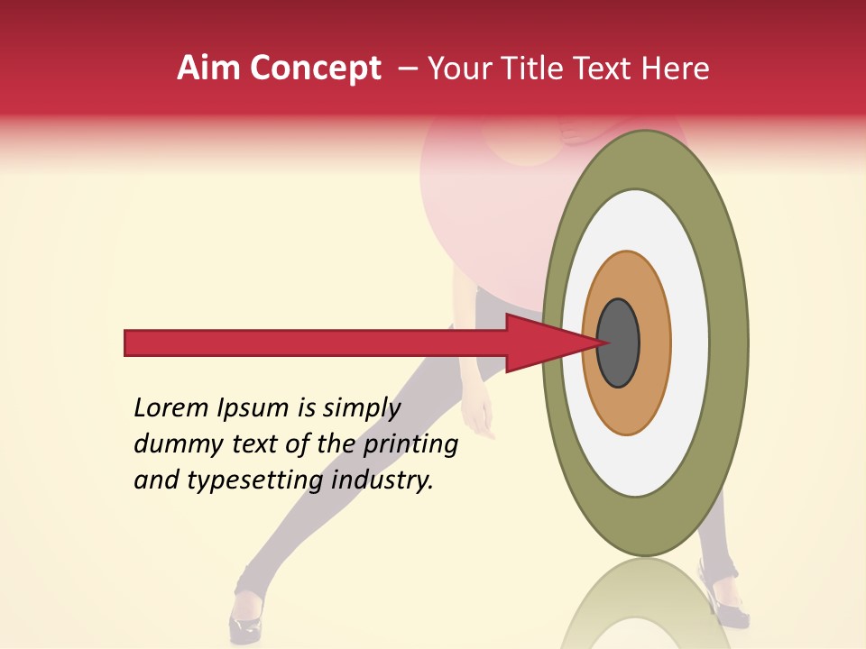 White Female Stunning PowerPoint Template