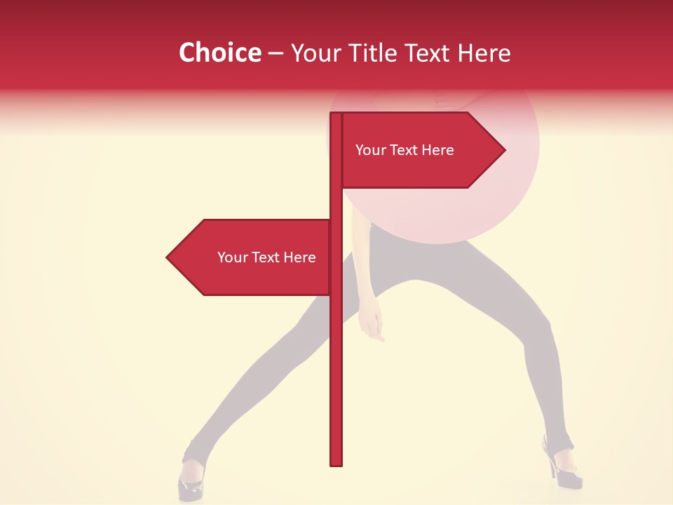 White Female Stunning PowerPoint Template