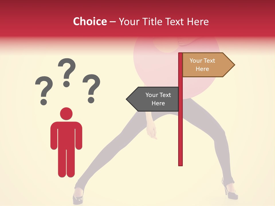 White Female Stunning PowerPoint Template