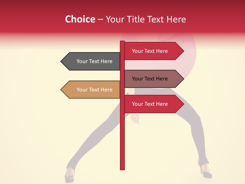 White Female Stunning PowerPoint Template