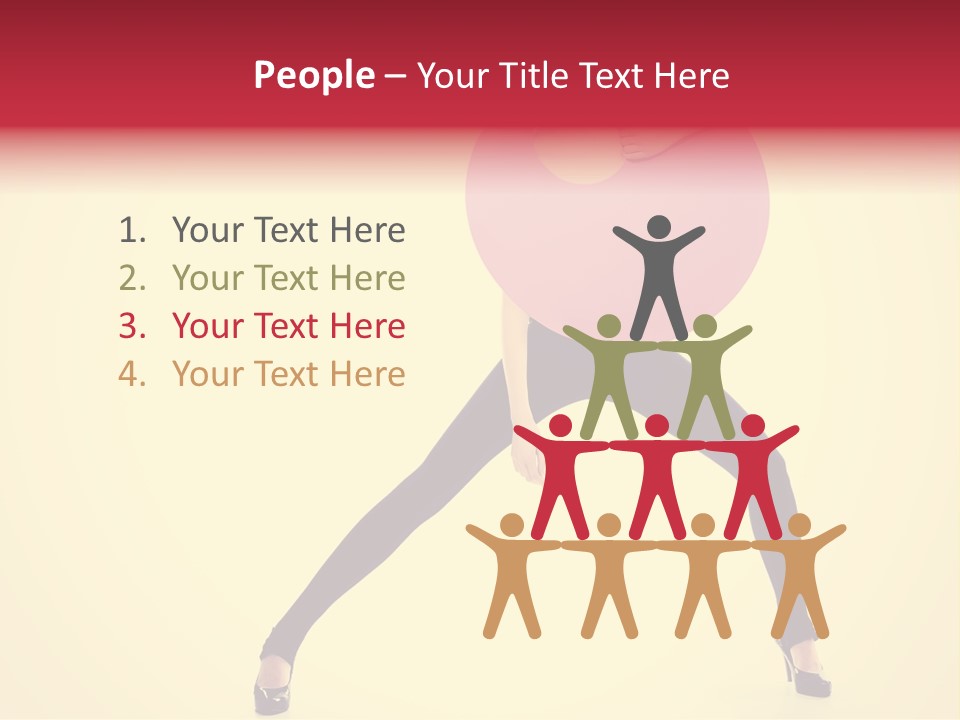 White Female Stunning PowerPoint Template