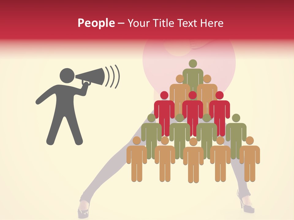 White Female Stunning PowerPoint Template