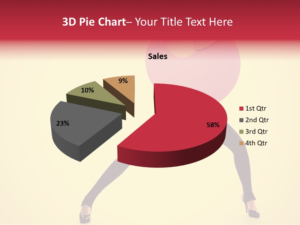 White Female Stunning PowerPoint Template