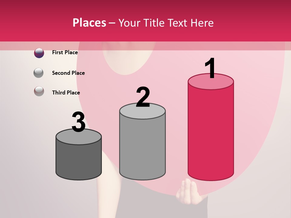 Copy Space Portrait Eyeshadow PowerPoint Template