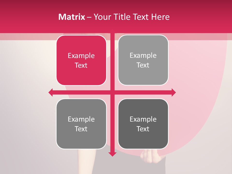 Copy Space Portrait Eyeshadow PowerPoint Template