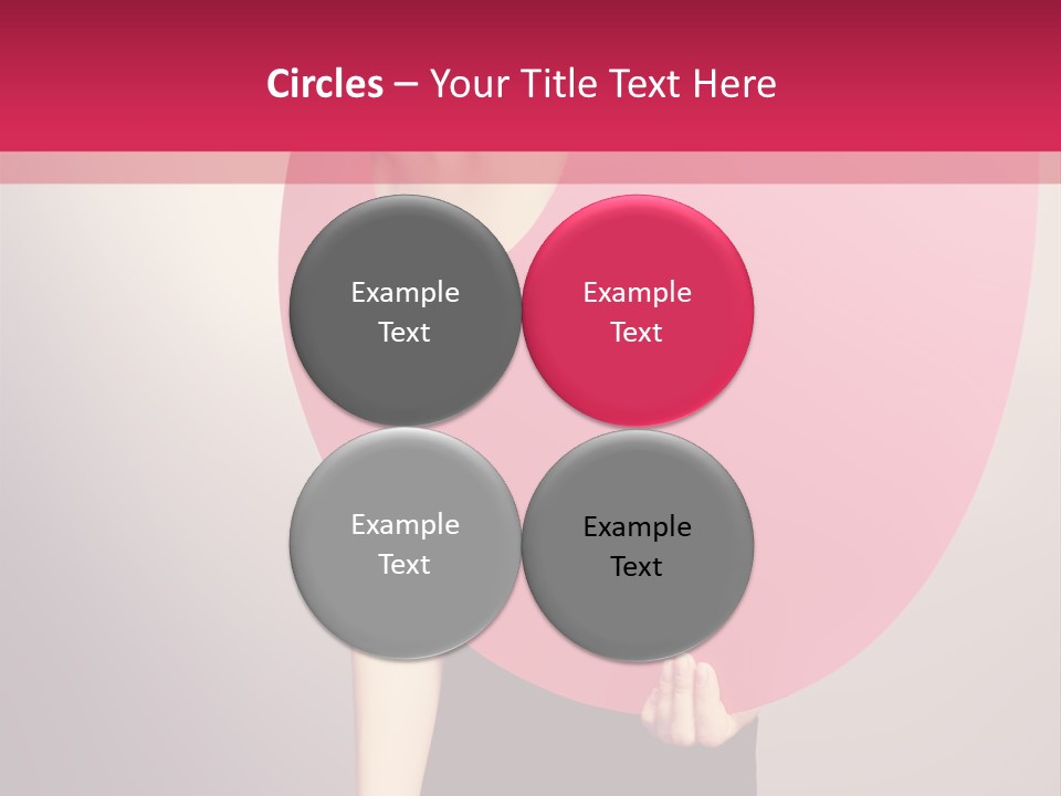 Copy Space Portrait Eyeshadow PowerPoint Template