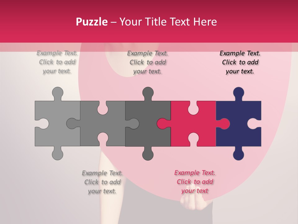 Copy Space Portrait Eyeshadow PowerPoint Template