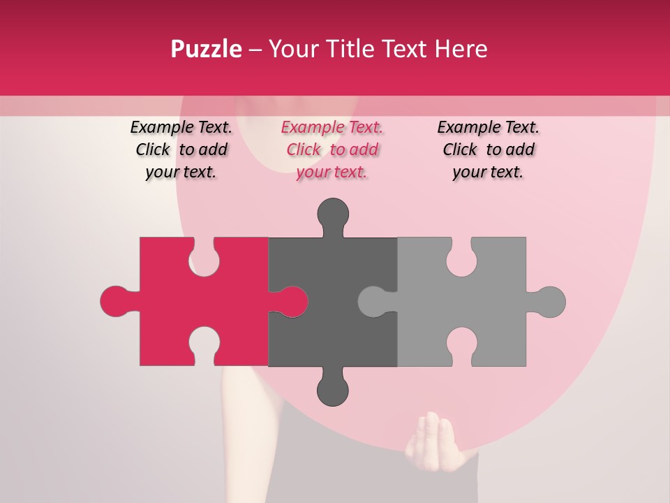 Copy Space Portrait Eyeshadow PowerPoint Template