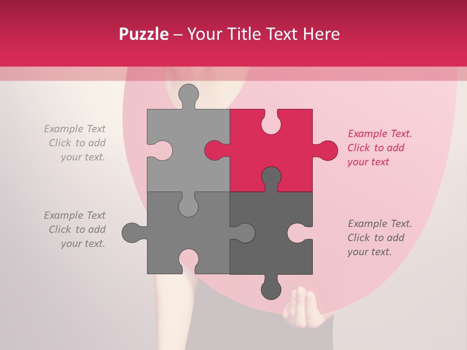 Copy Space Portrait Eyeshadow PowerPoint Template