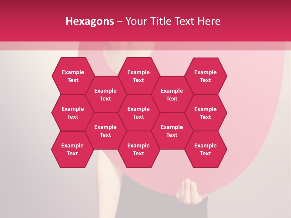 Copy Space Portrait Eyeshadow PowerPoint Template