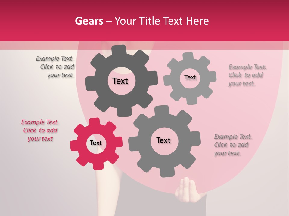 Copy Space Portrait Eyeshadow PowerPoint Template