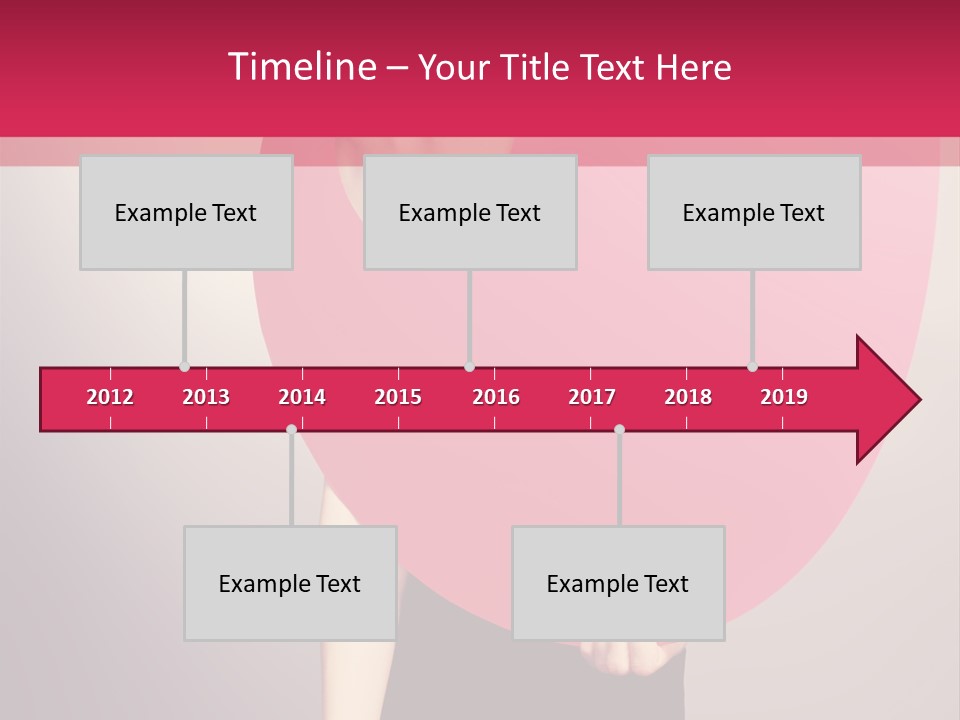 Copy Space Portrait Eyeshadow PowerPoint Template