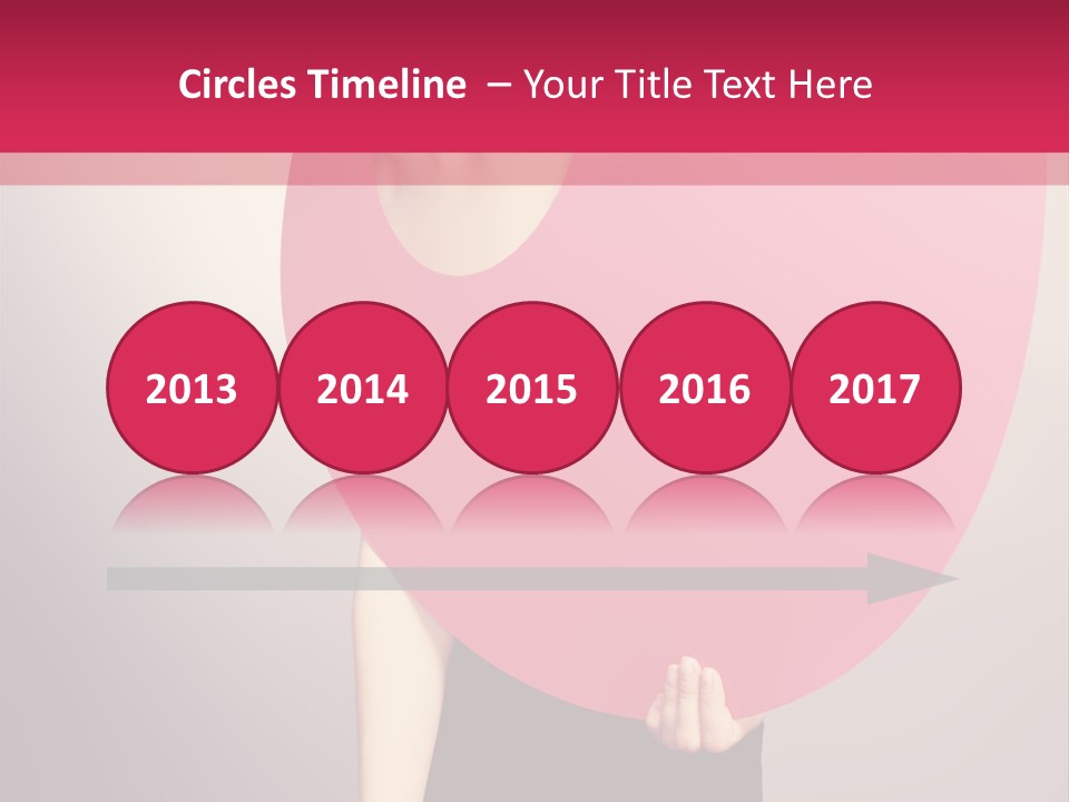 Copy Space Portrait Eyeshadow PowerPoint Template