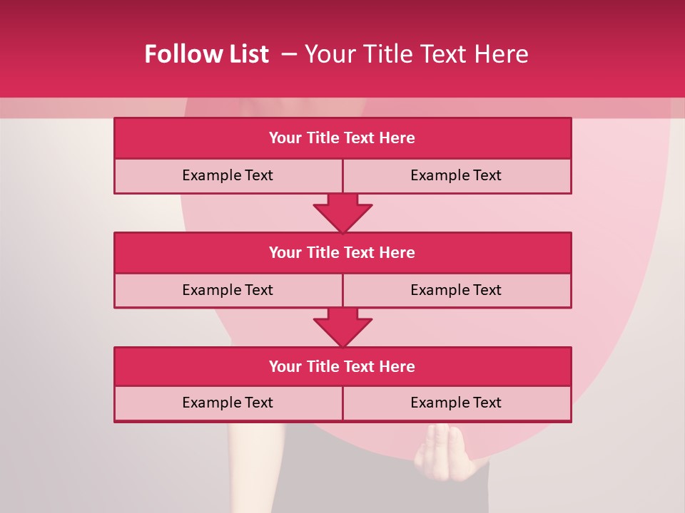 Copy Space Portrait Eyeshadow PowerPoint Template
