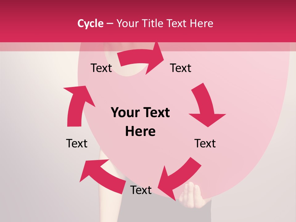 Copy Space Portrait Eyeshadow PowerPoint Template