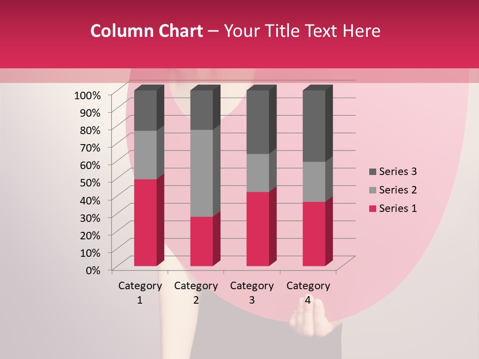 Copy Space Portrait Eyeshadow PowerPoint Template