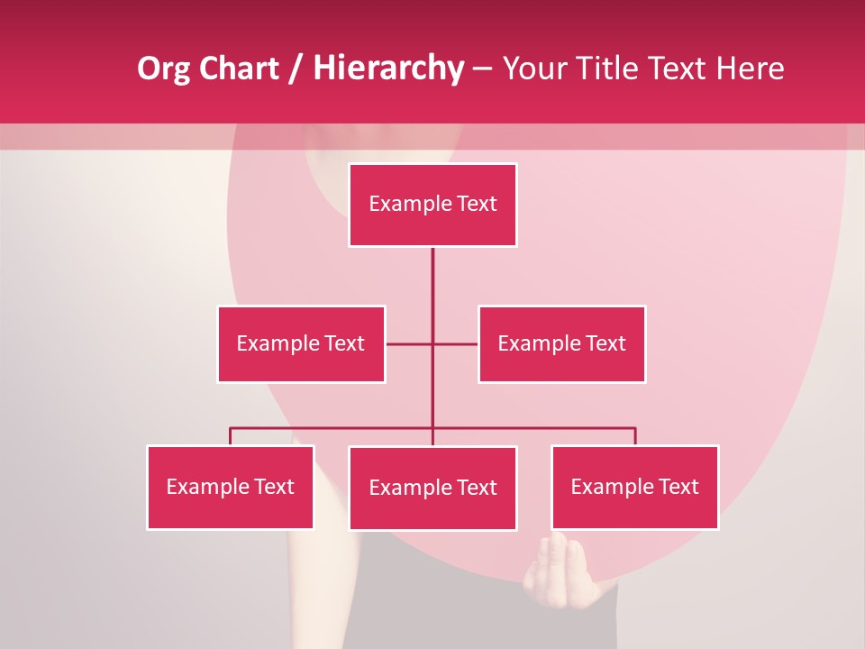 Copy Space Portrait Eyeshadow PowerPoint Template