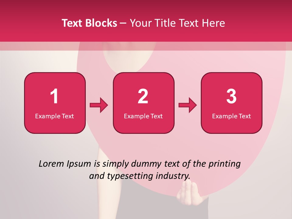 Copy Space Portrait Eyeshadow PowerPoint Template