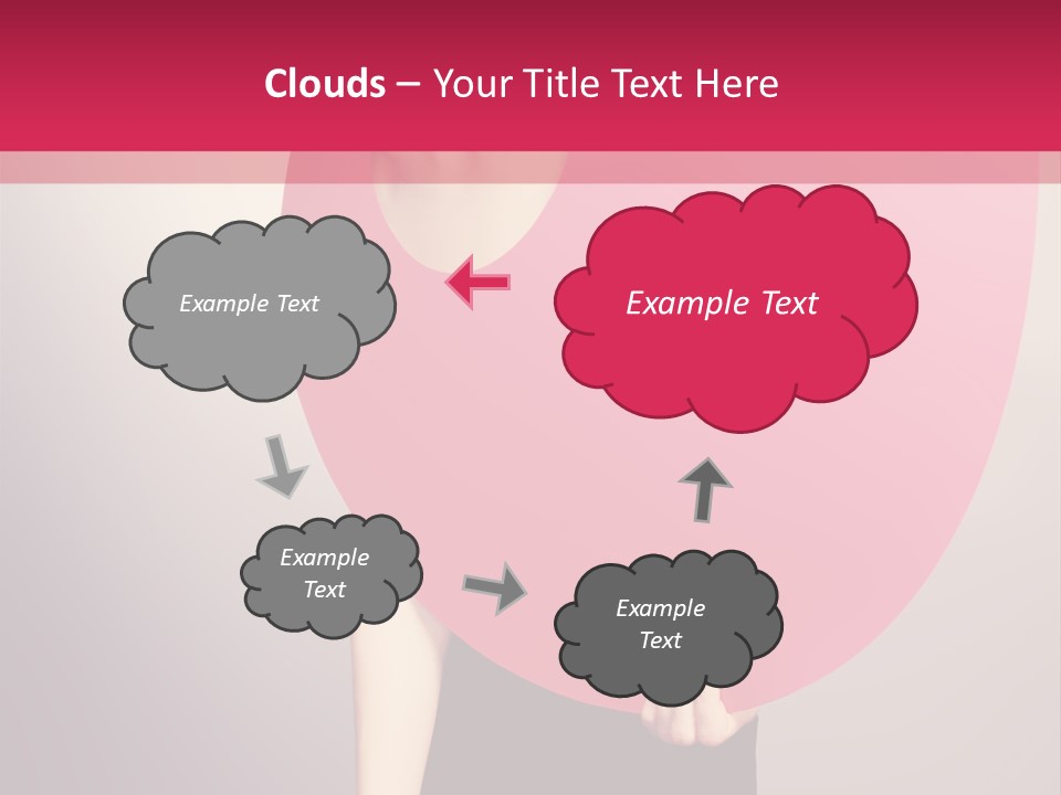 Copy Space Portrait Eyeshadow PowerPoint Template